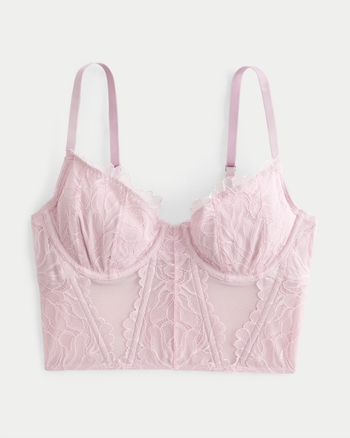 Women's Gilly Hicks Lace + Mesh Bustier | Women's Bras & Underwear ...