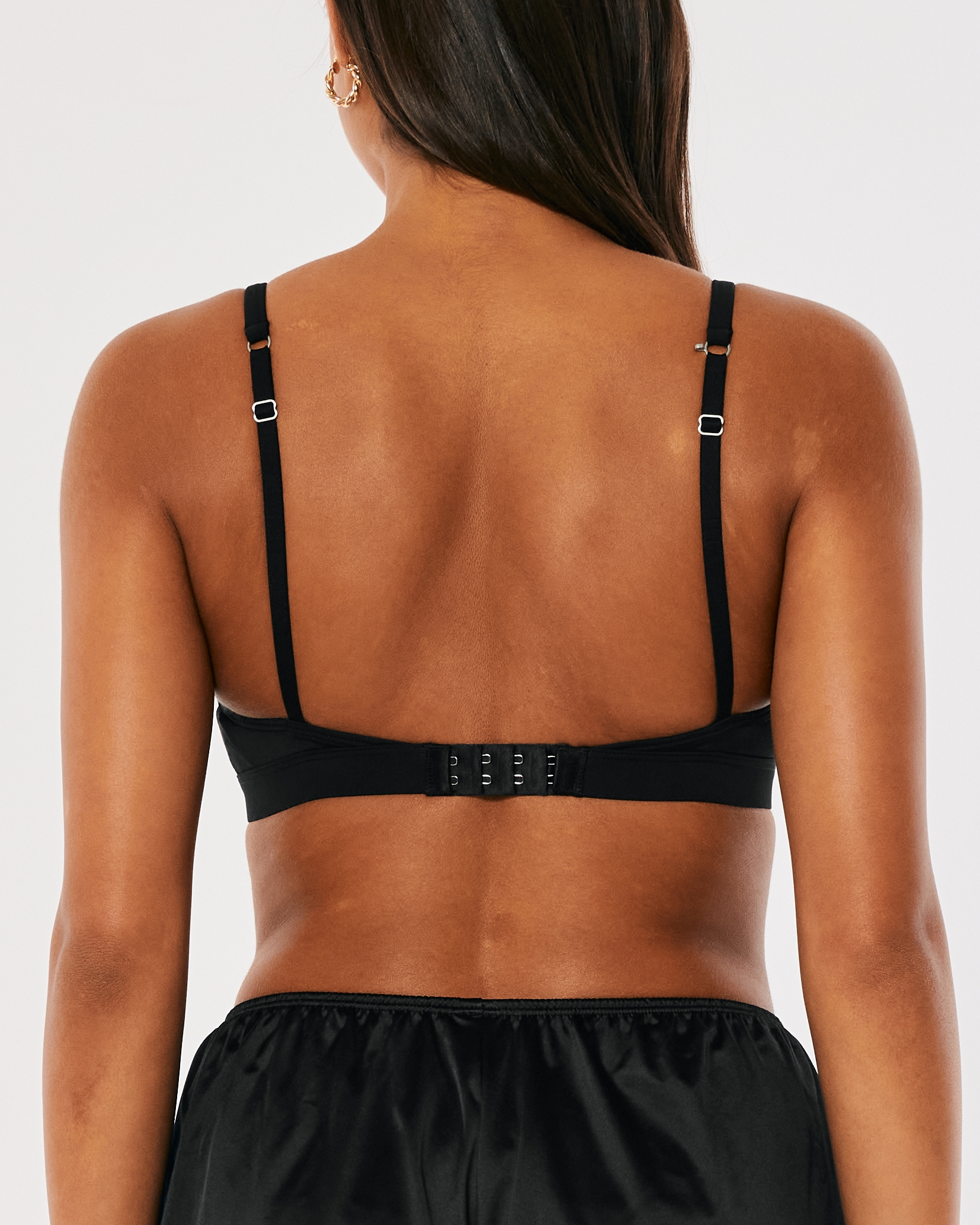 Hollister Gilly Hicks Longline Lace Triangle Bralette
