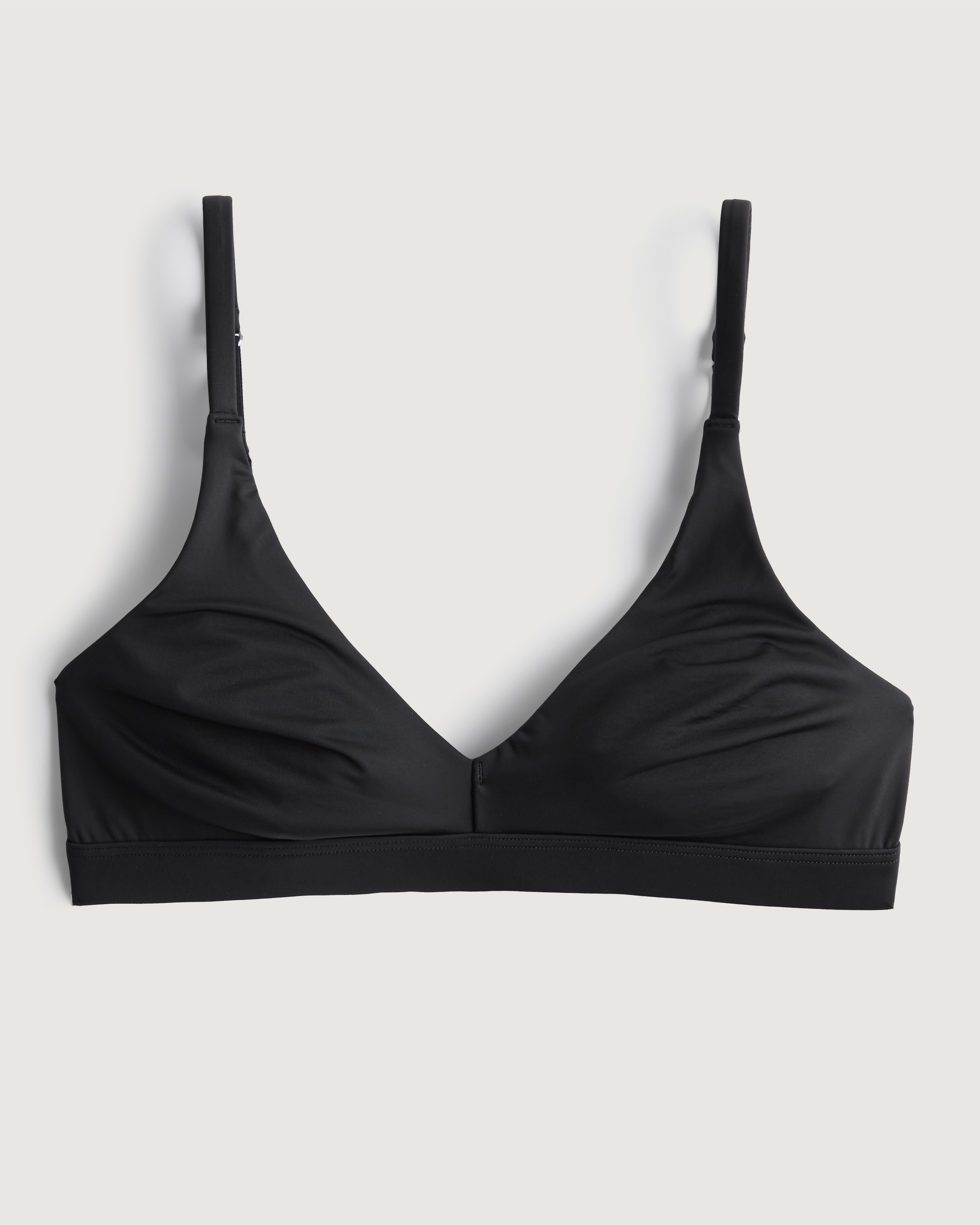 Aerie Ribbed Logo Triangle Bralette