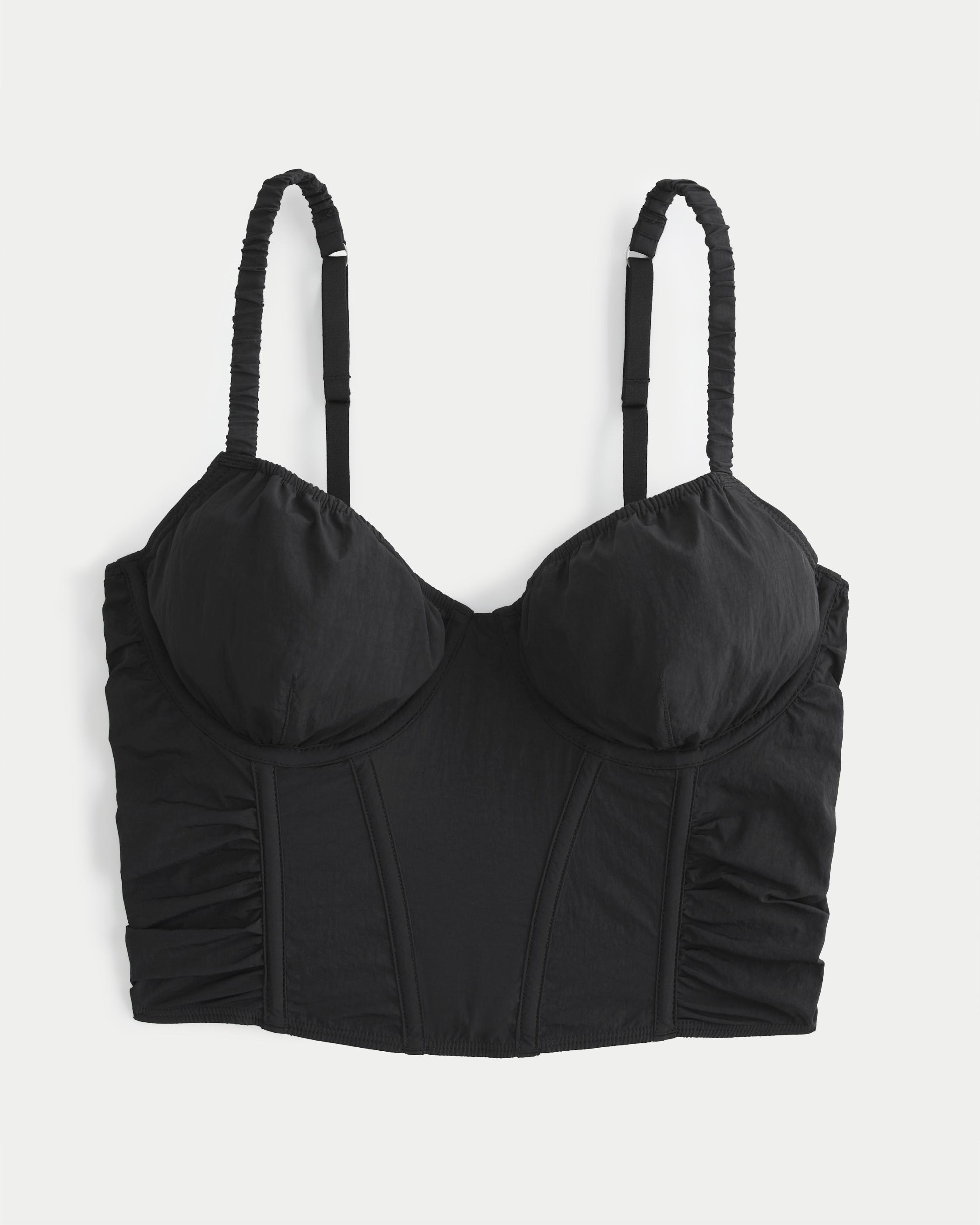 Hollister Gilly Hicks Ruched Nylon Bustier