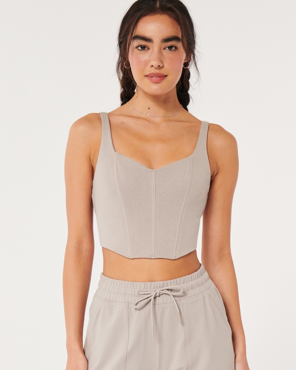 The Arrivals Girls Gilly Hicks Lace-Trim Seamless Halter Bralette, Girls  New Arrivals, HollisterCo.com Pink