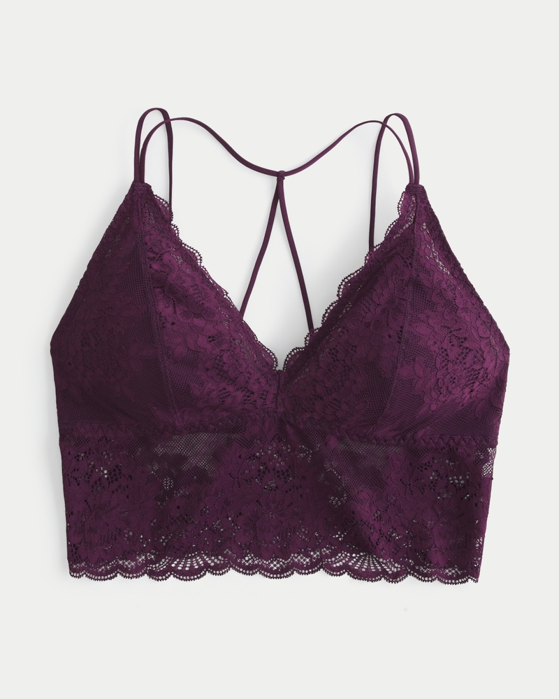 Gilly Hicks Gray Lace Halter Bralette Size XS - $7 (65% Off Retail