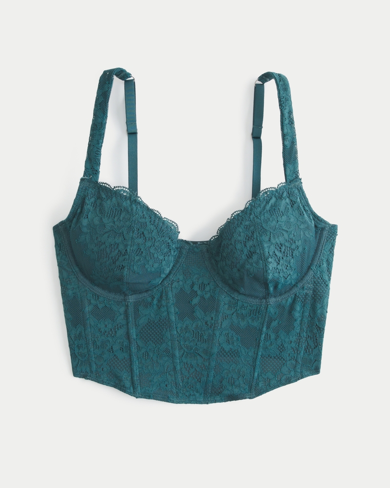 Hollister Gilly Hicks Lace Corset Bra Top