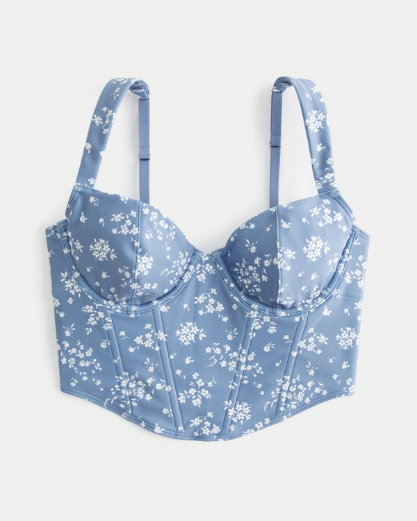 Gilly Hicks Recharge Bustier, Blue Floral