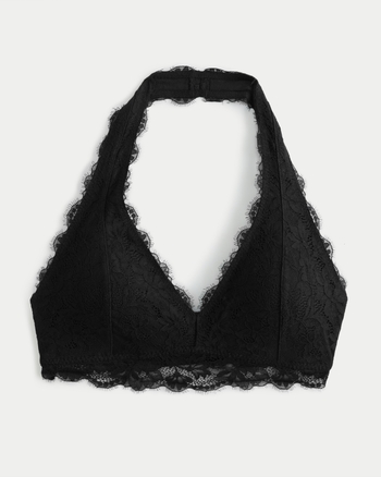 Women's Gilly Hicks Lace Halter Bralette | Women's Bras & Underwear | HollisterCo.com