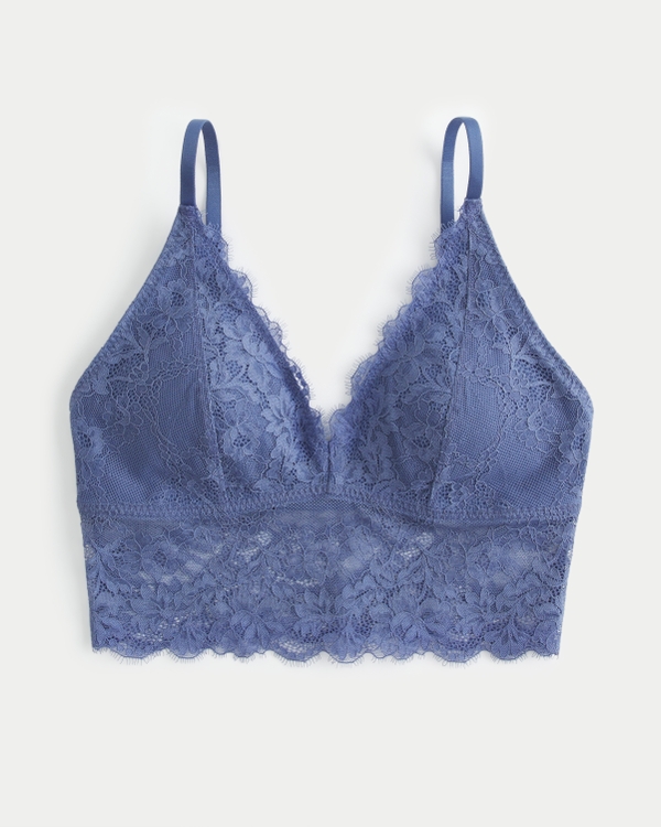 Hollister Gilly Hicks Lace Bustier in Blue