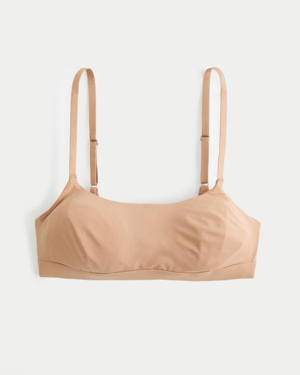 Gilly Hicks Micro-Modal Scoop Bralette, Light Brown