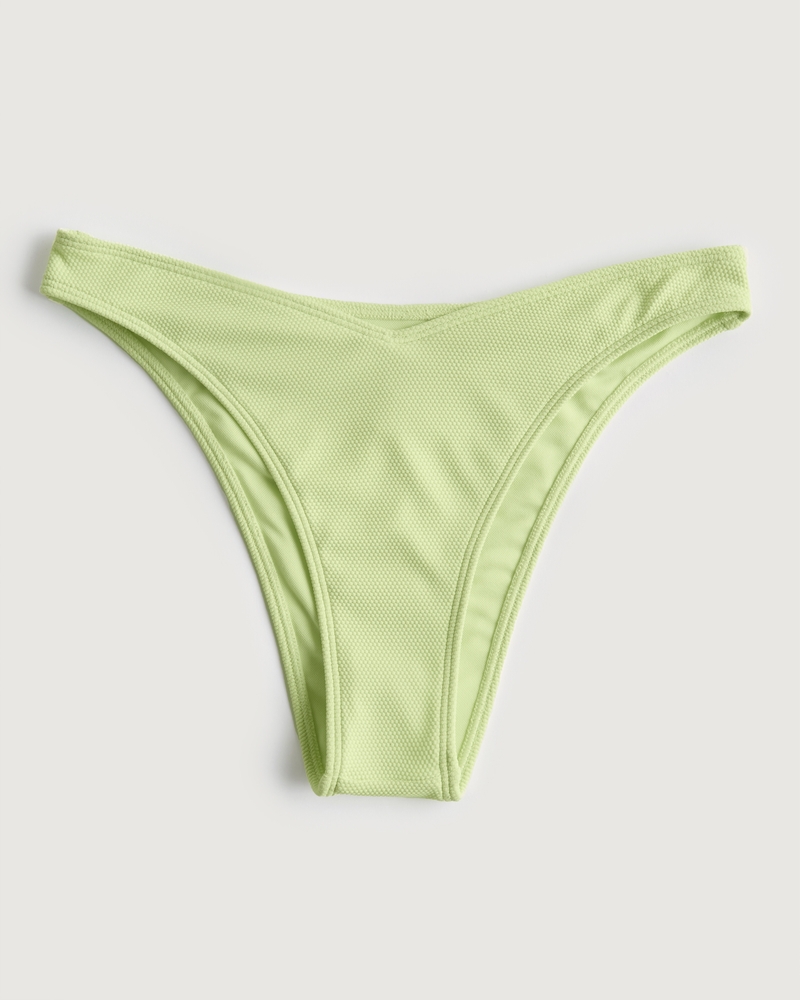 Women's Gilly Hicks HighLeg Pique Cheeky Bikini Bottom Women's
