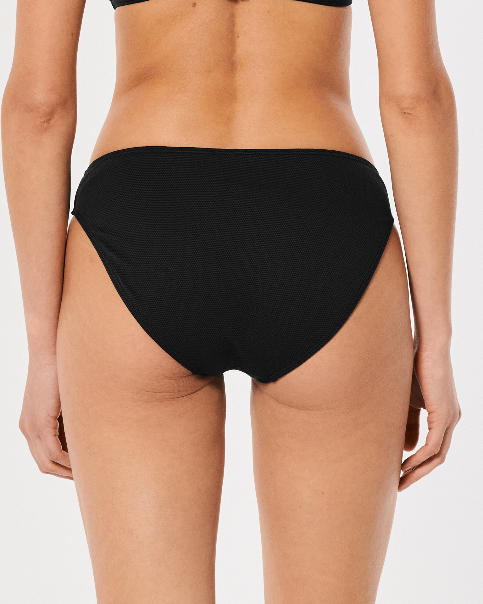 Hollister black discount bikini bottoms