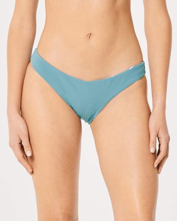 Gilly Hicks Reversible Cheeky Bikini Bottom, Light Blue