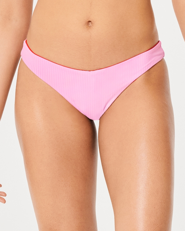Gilly Hicks Reversible Cheeky Bikini Bottom, Light Pink