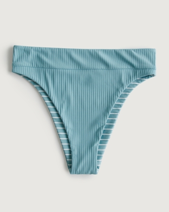 Women's Gilly Hicks Reversible High Leg High Waist Bikini Bottom