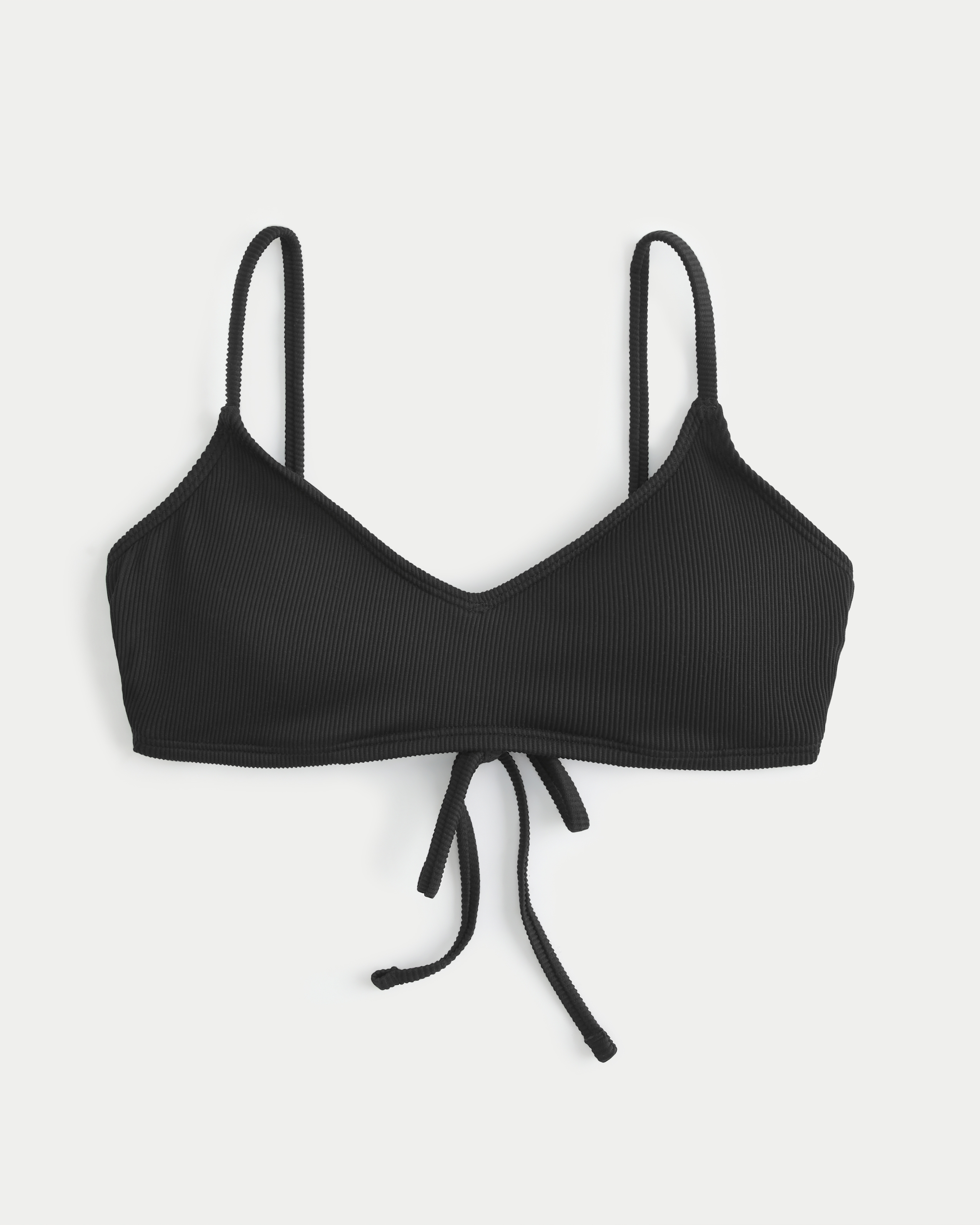 Hollister Gilly Hicks Ribbed V-Neck Bikini Top