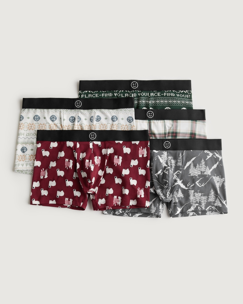 Men's Gilly Hicks Cotton Modal Blend 3" Trunk 5Pack Men's Underwear