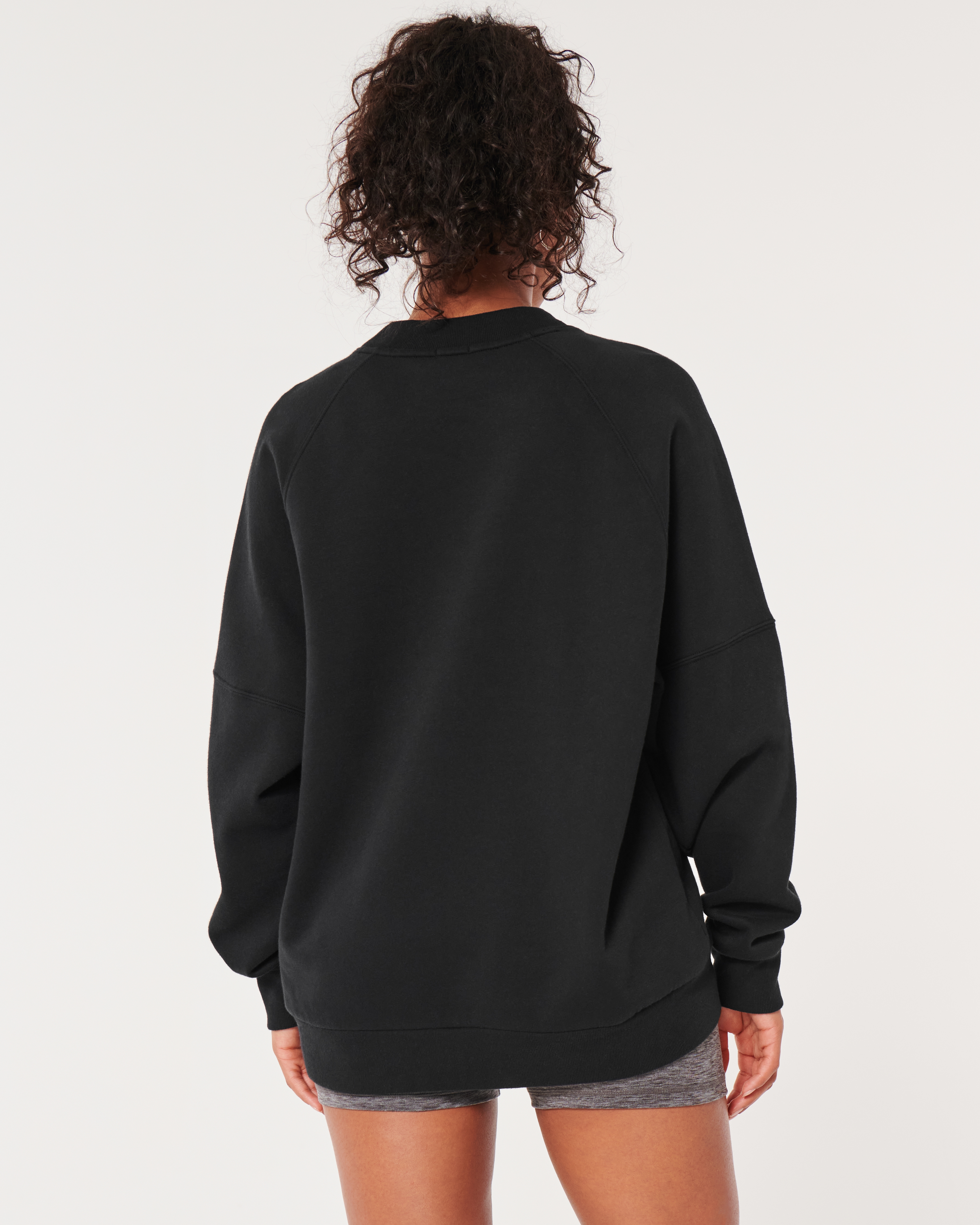 Oversized crew neck sales womens