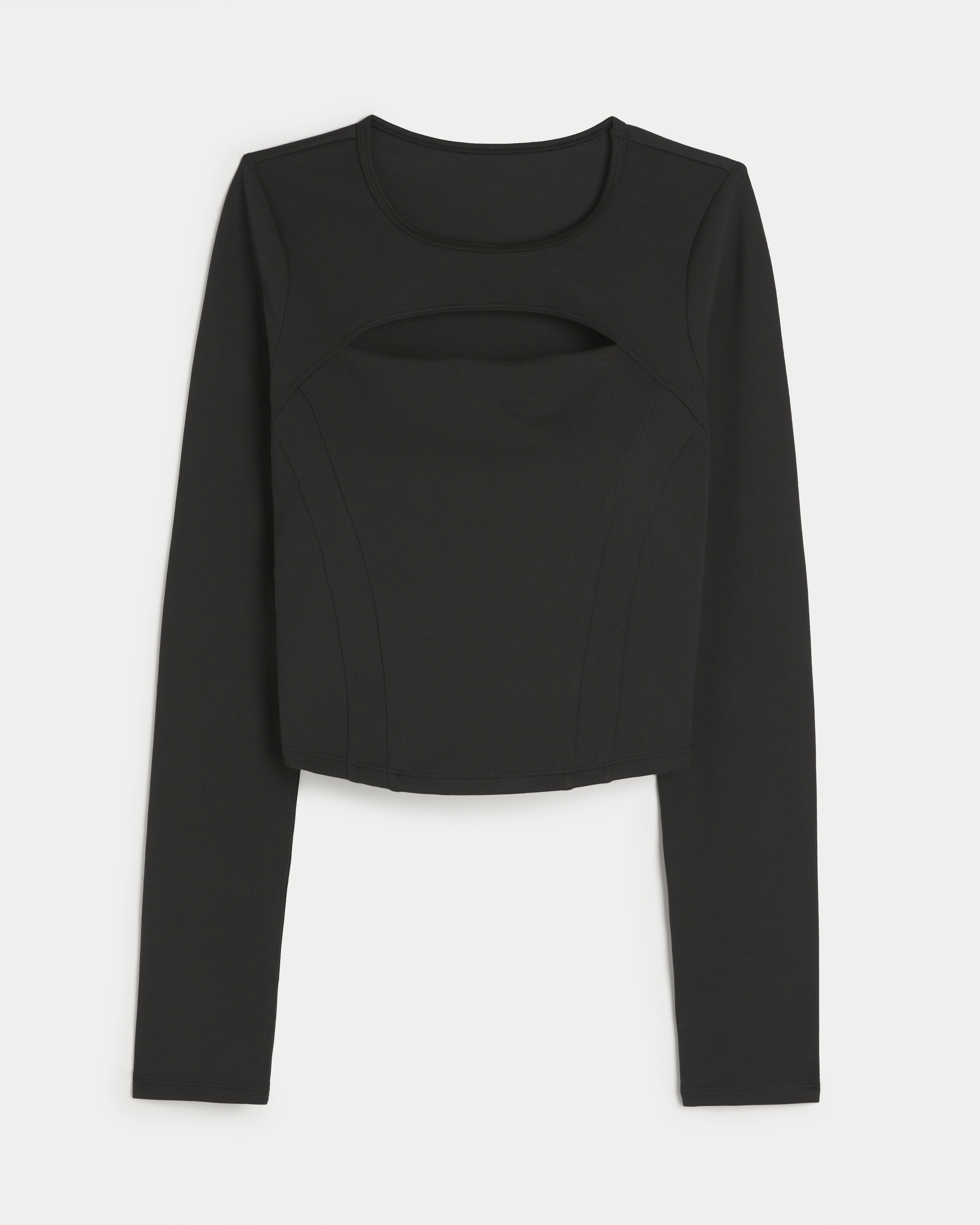 Gilly Hicks Active Recharge Long-Sleeve Cutout Top