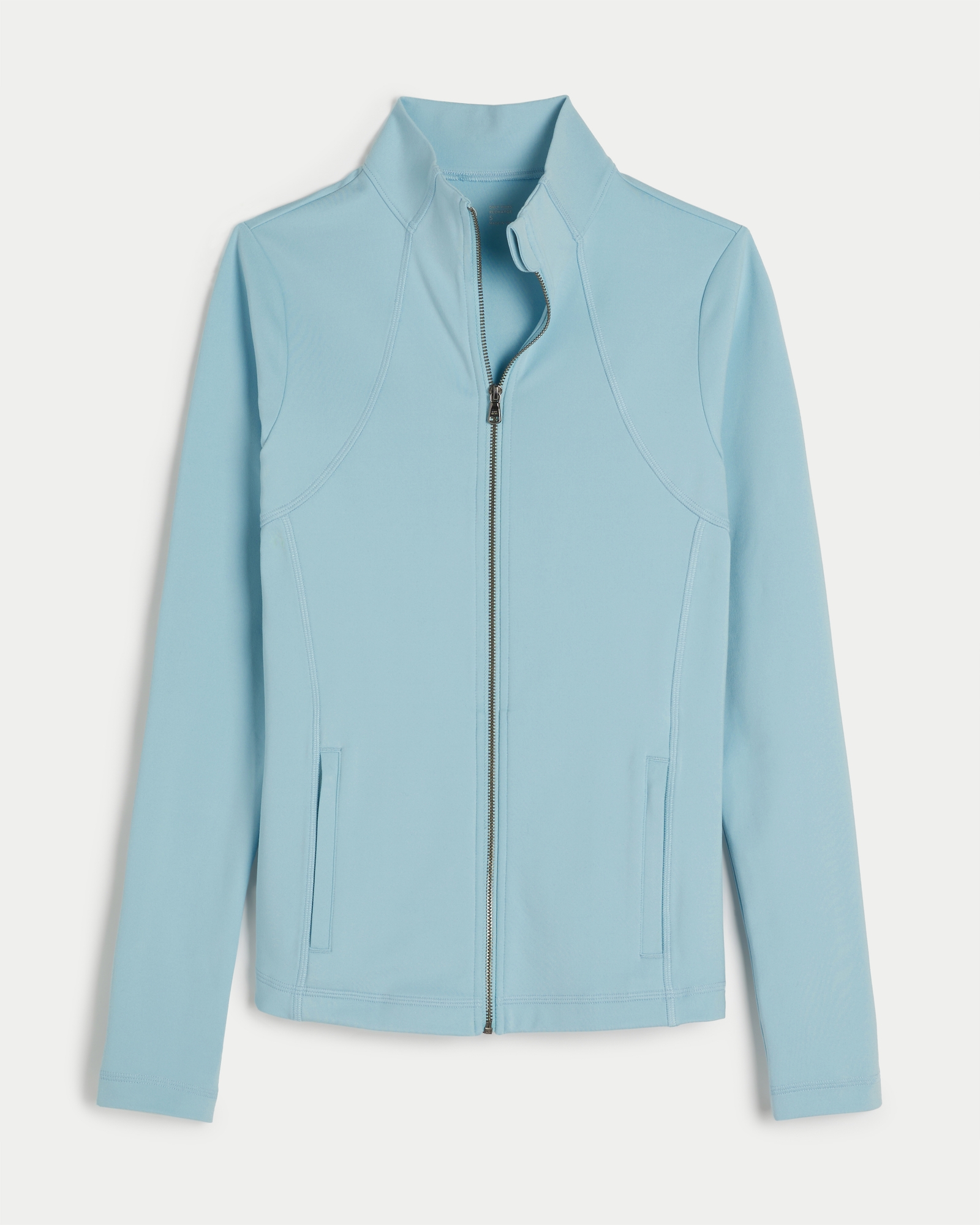 Hollister Co. Faux Fur Zip-Up Sweatshirt Blue Size M - $60 (60% Off Retail)  - From Nicole