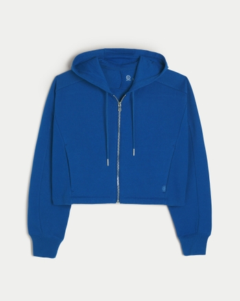Crop top hoodie hollister cheap