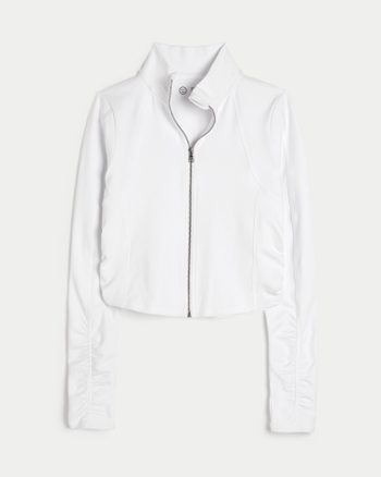Hollister cropped utility jacket shop