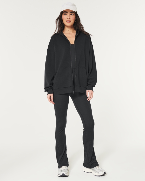 Gilly Hicks Active Cooldown Oversized Zip-Up Hoodie view 2