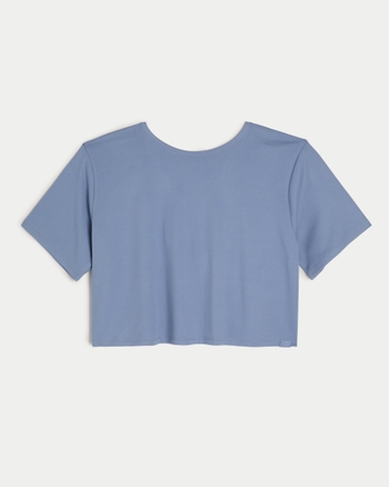 Women's Gilly Hicks Active Reversible Crop T-Shirt | Women's Tops | HollisterCo.com