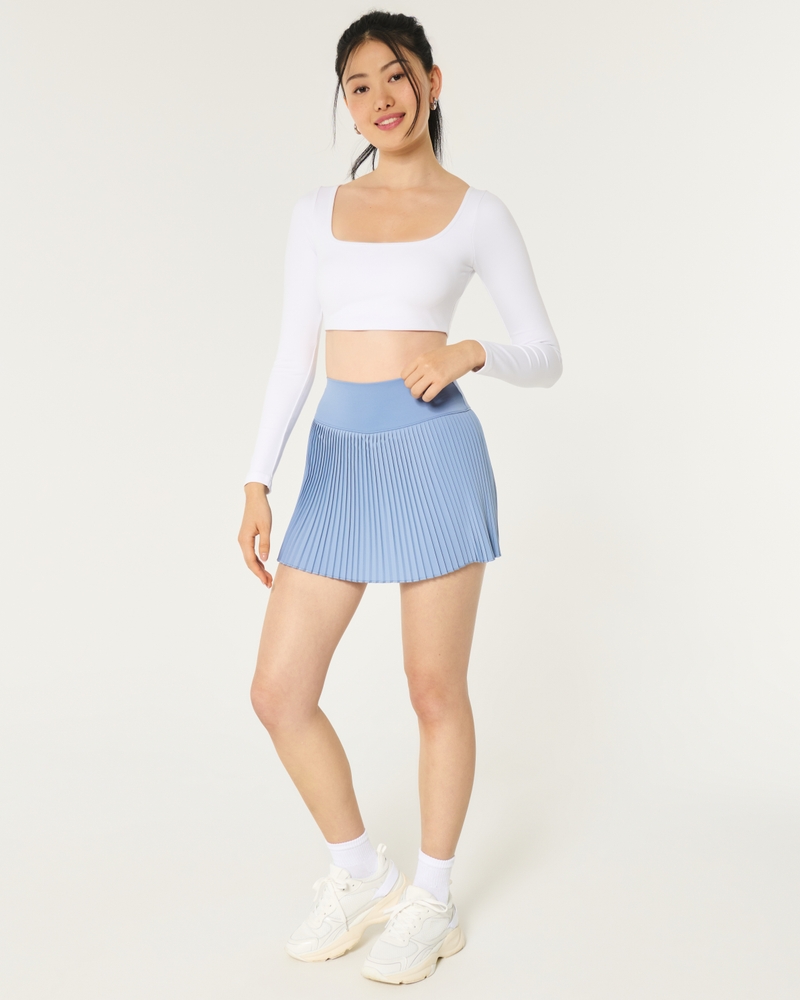 Gilly Hicks Active Recharge Ultra-Crop Long-Sleeve Top
