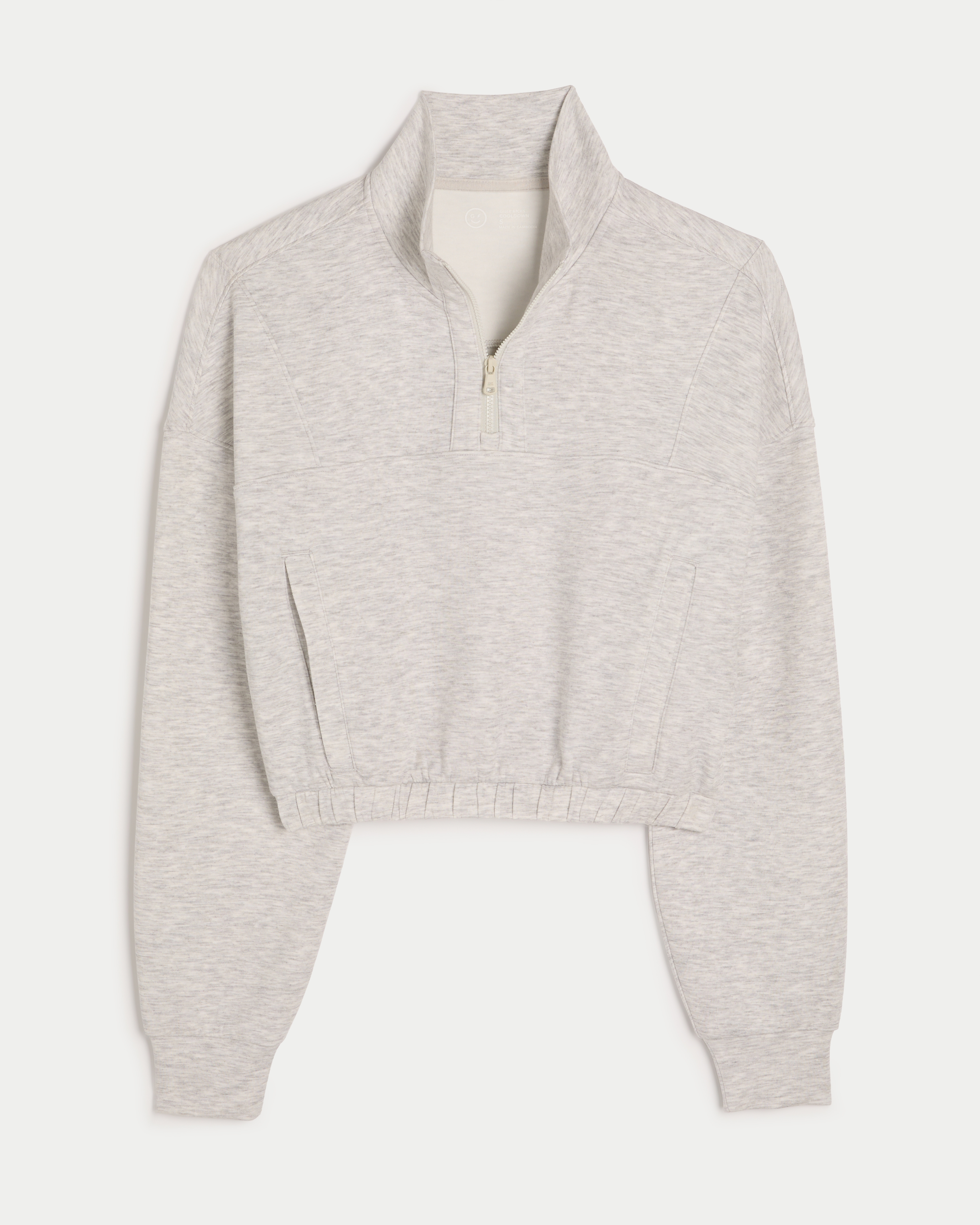 Gilly Hicks Active Cooldown Quarter-Zip Sweatshirt