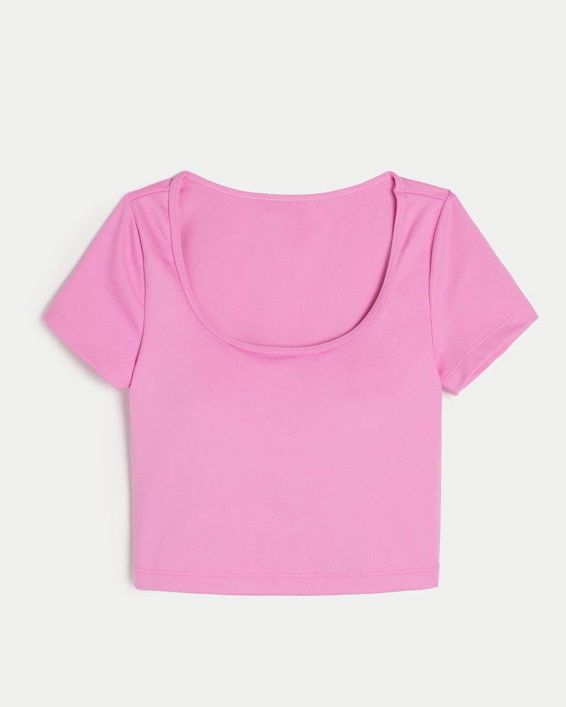 Gilly Hicks Active Recharge Wide-Neck T-Shirt