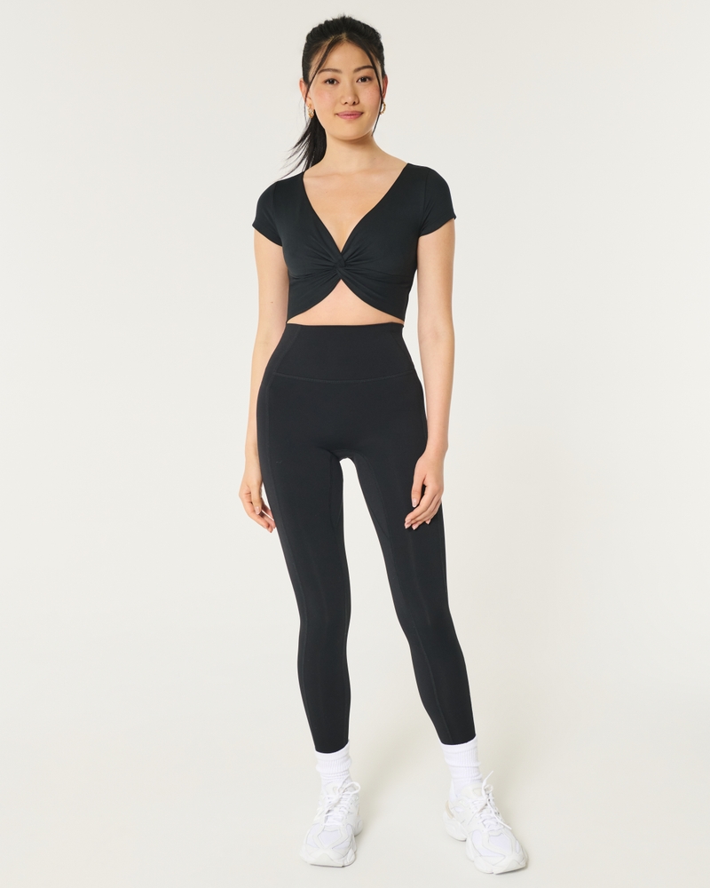 Gilly Hicks Active Recharge Knot-Front Top