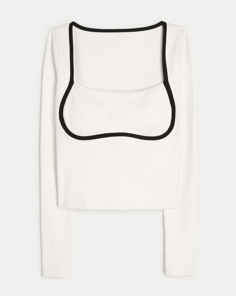 Women's Gilly Hicks Active Recharge Under-Bust Long-Sleeve Top