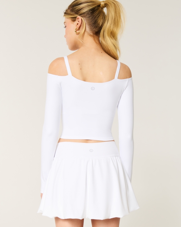 Gilly Hicks Active Recharge Off-the-Shoulder Top, White view 2