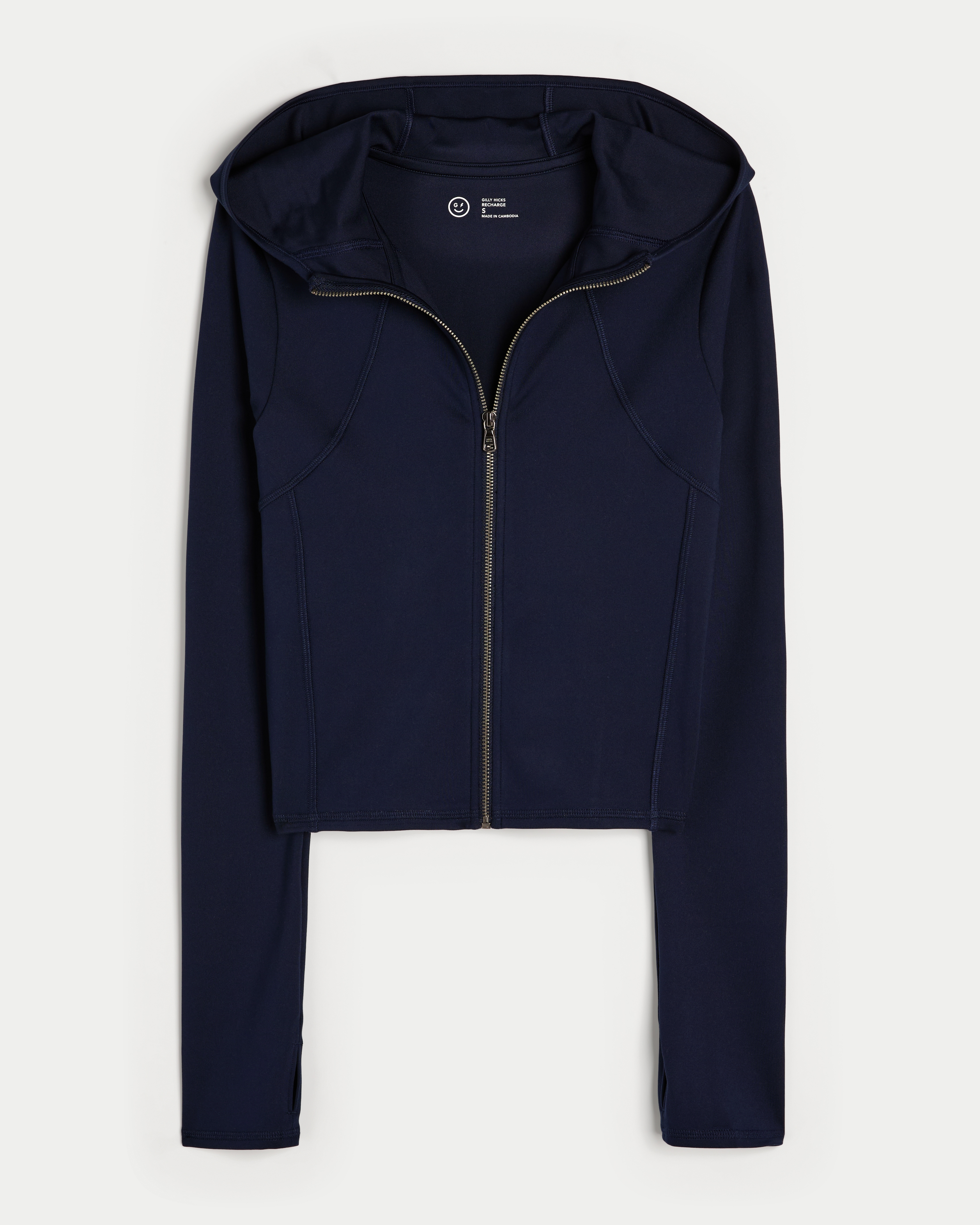 Gilly Hicks Active Recharge Zip-up Hoodie