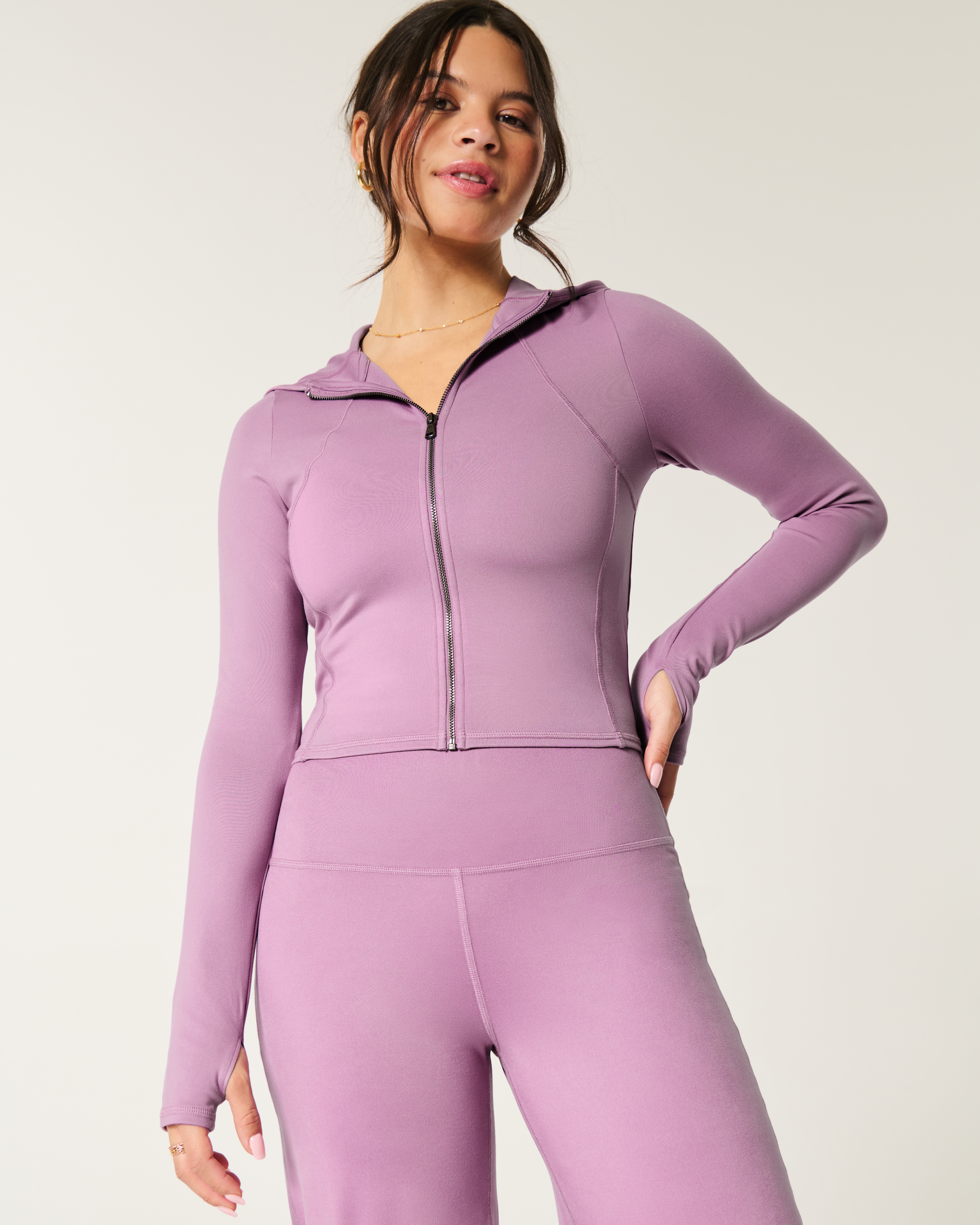 Gilly Hicks Active Recharge Zip-up Hoodie