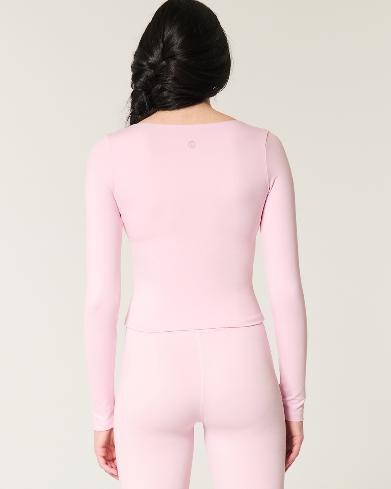 Gilly Hicks Active Recharge Ruched Sweetheart Top