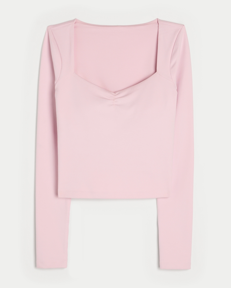 Gilly Hicks Active Recharge Ruched Sweetheart Top