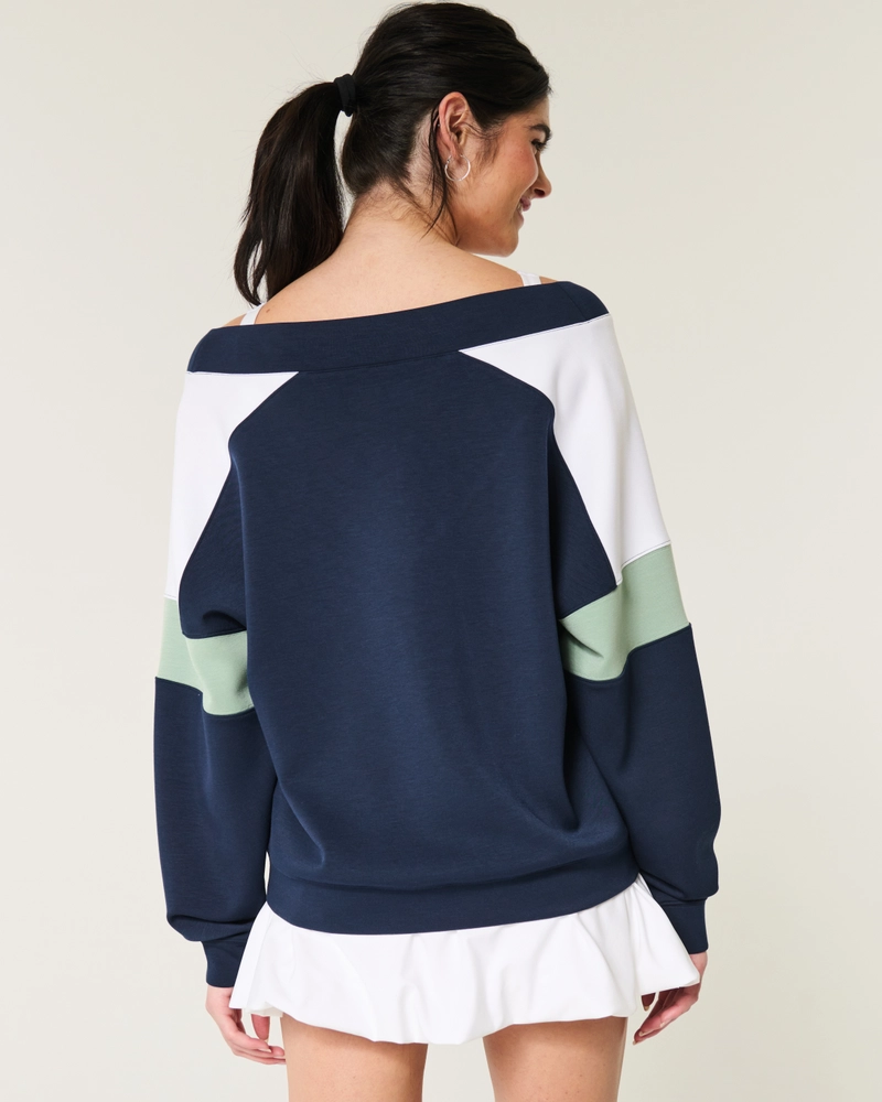 Gilly Hicks Active Cooldown Off-the-Shoulder Top