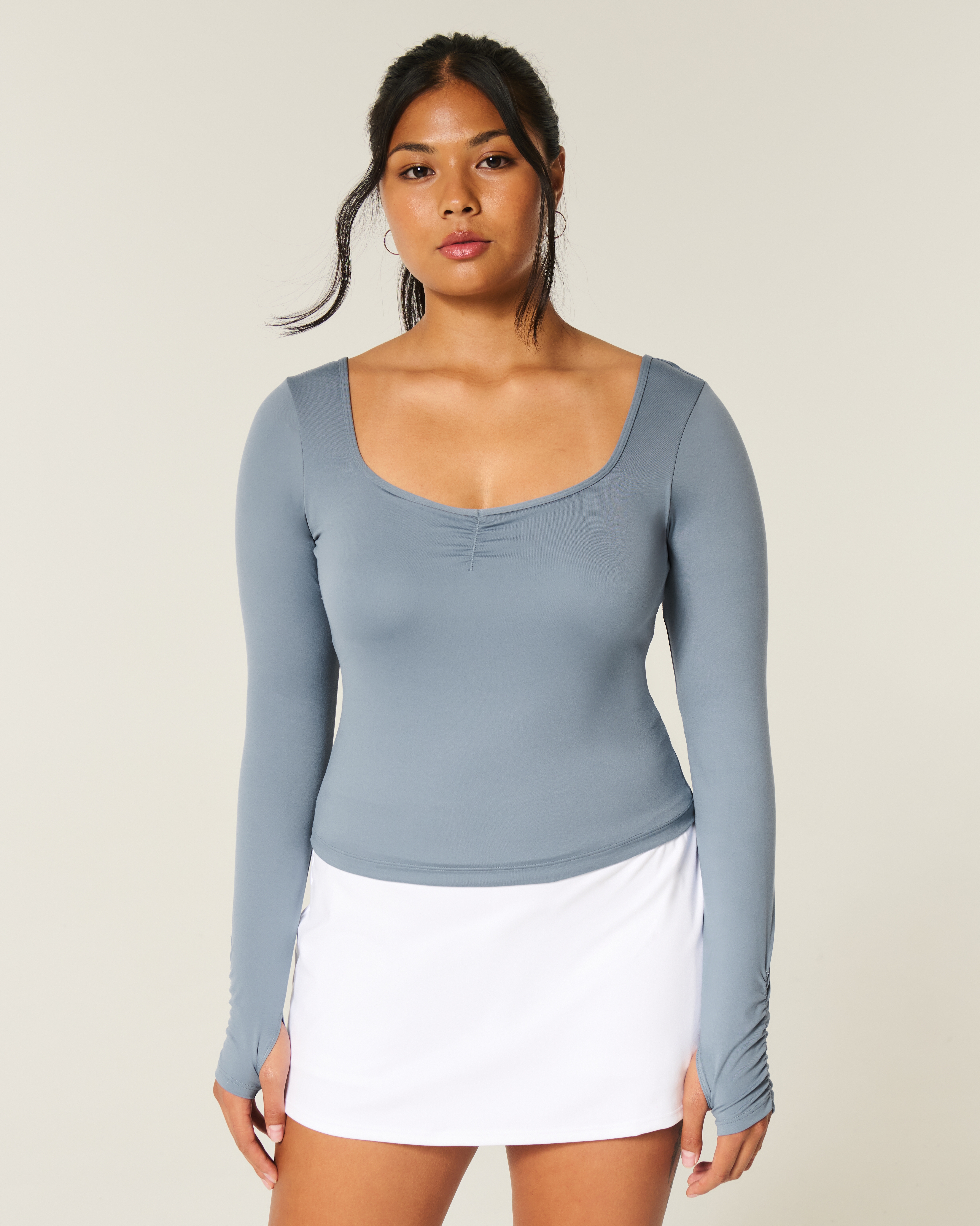 Gilly Hicks Active Recharge Cinch Sweetheart Top