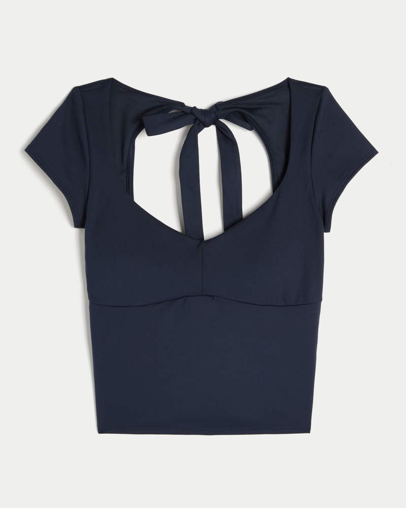 Gilly Hicks Active Tie-Back Ballet Top
