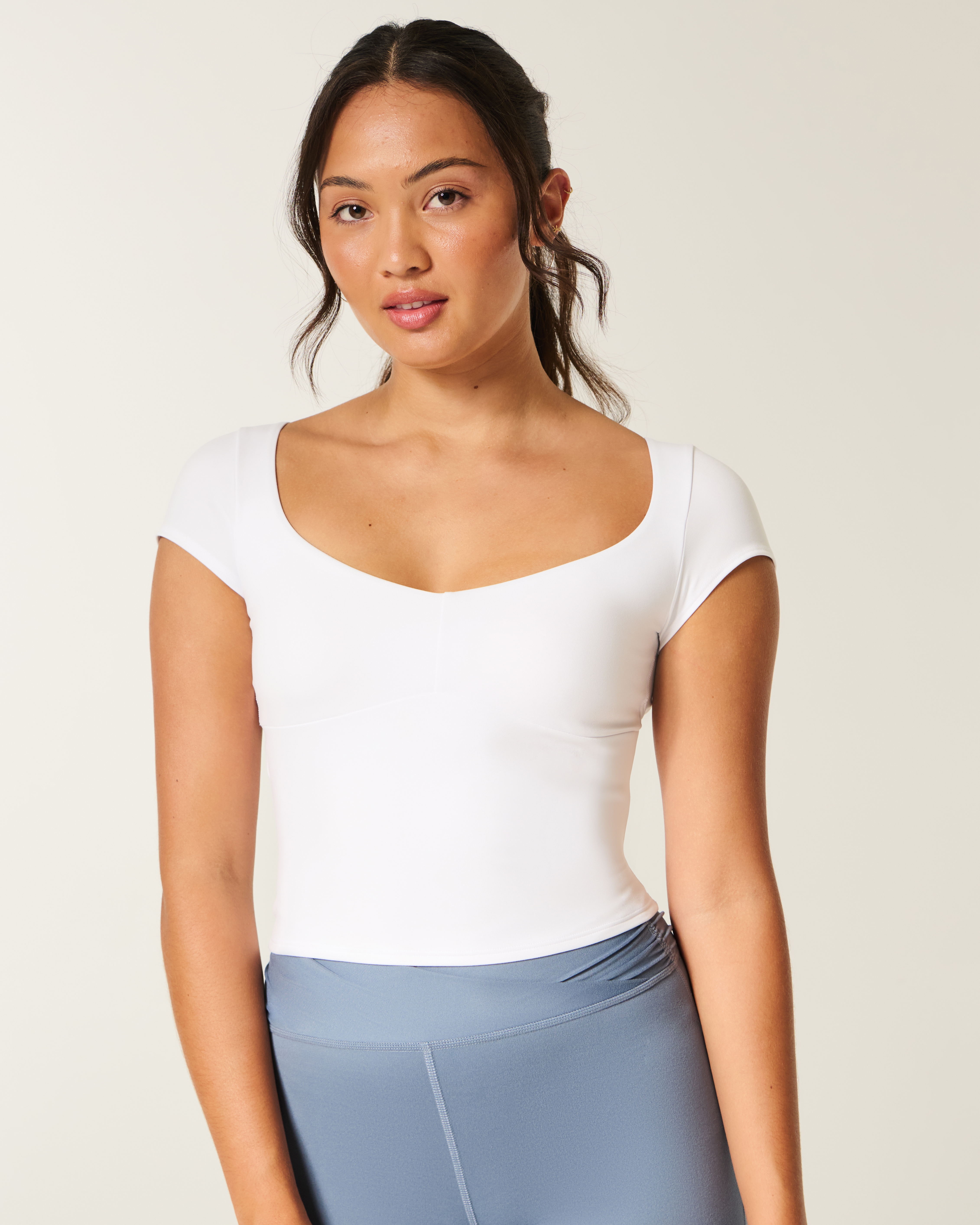 Gilly Hicks Active Tie-Back Ballet Top