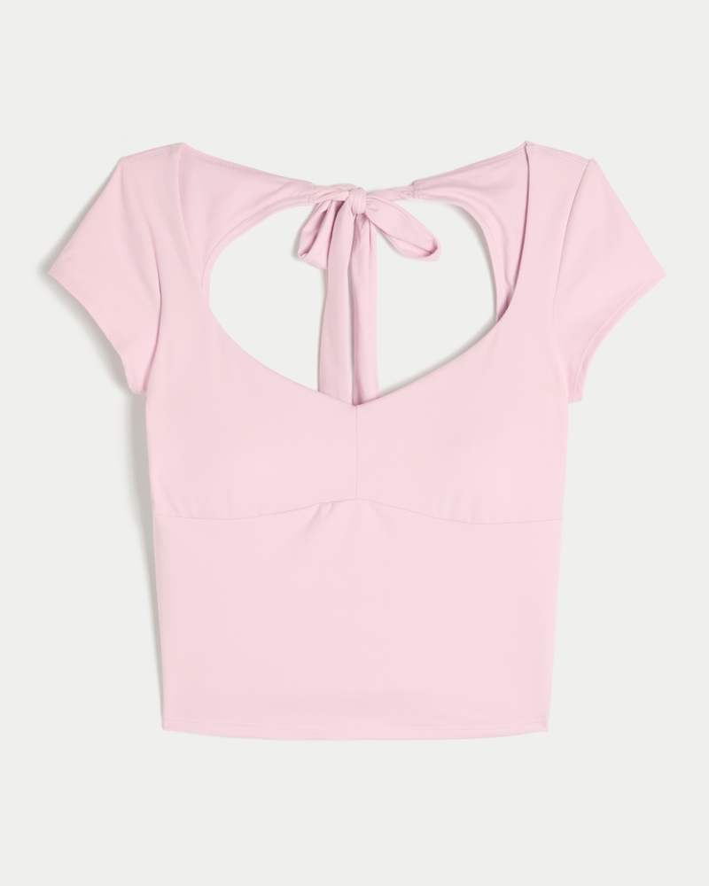 Gilly Hicks Active Tie-Back Ballet Top