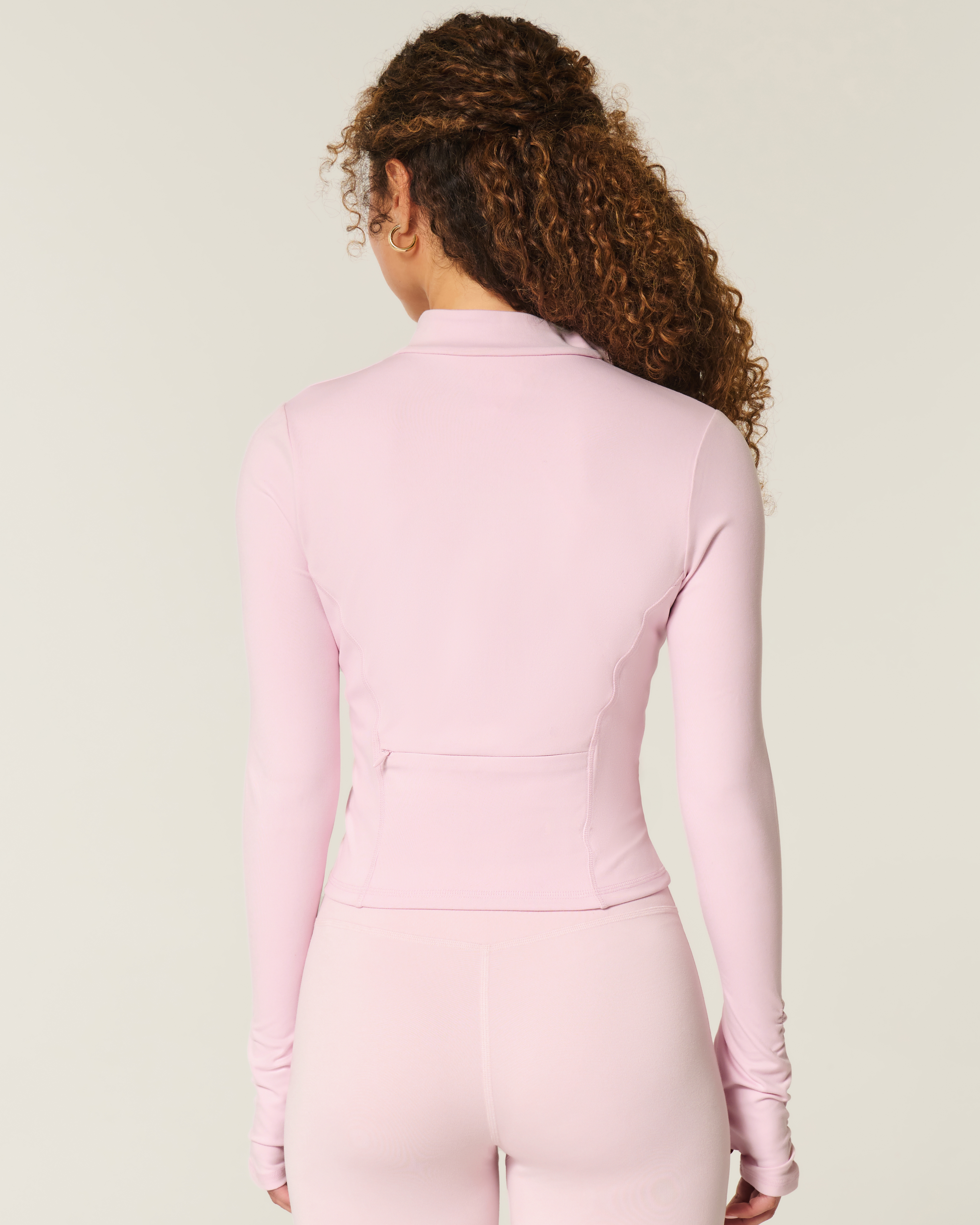 Gilly Hicks Active Recharge Bow Double Zip Jacket