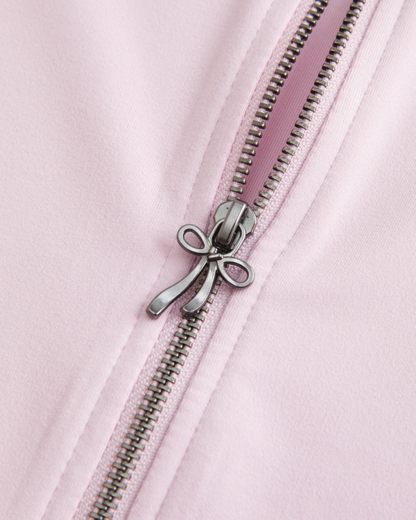 Gilly Hicks Active Recharge Bow Double Zip Jacket