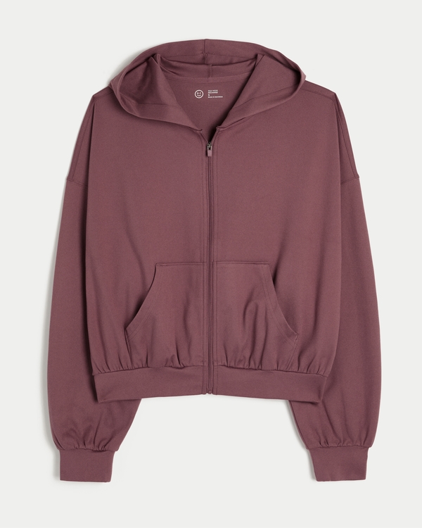 Sweat-shirt à capuche pour femmes en Pink|Rouge