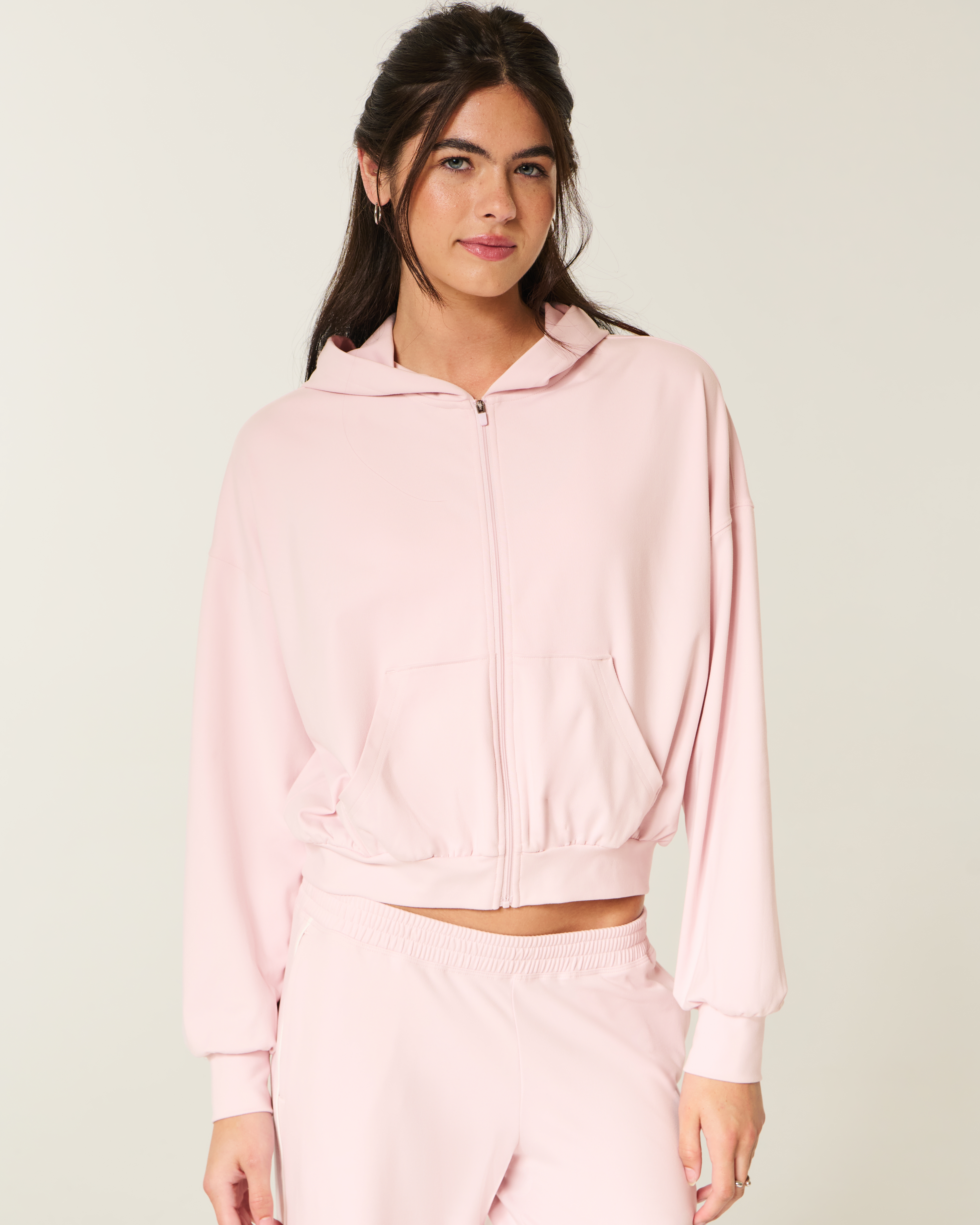 Gilly Hicks Active Recharge Easy Zip-up Hoodie