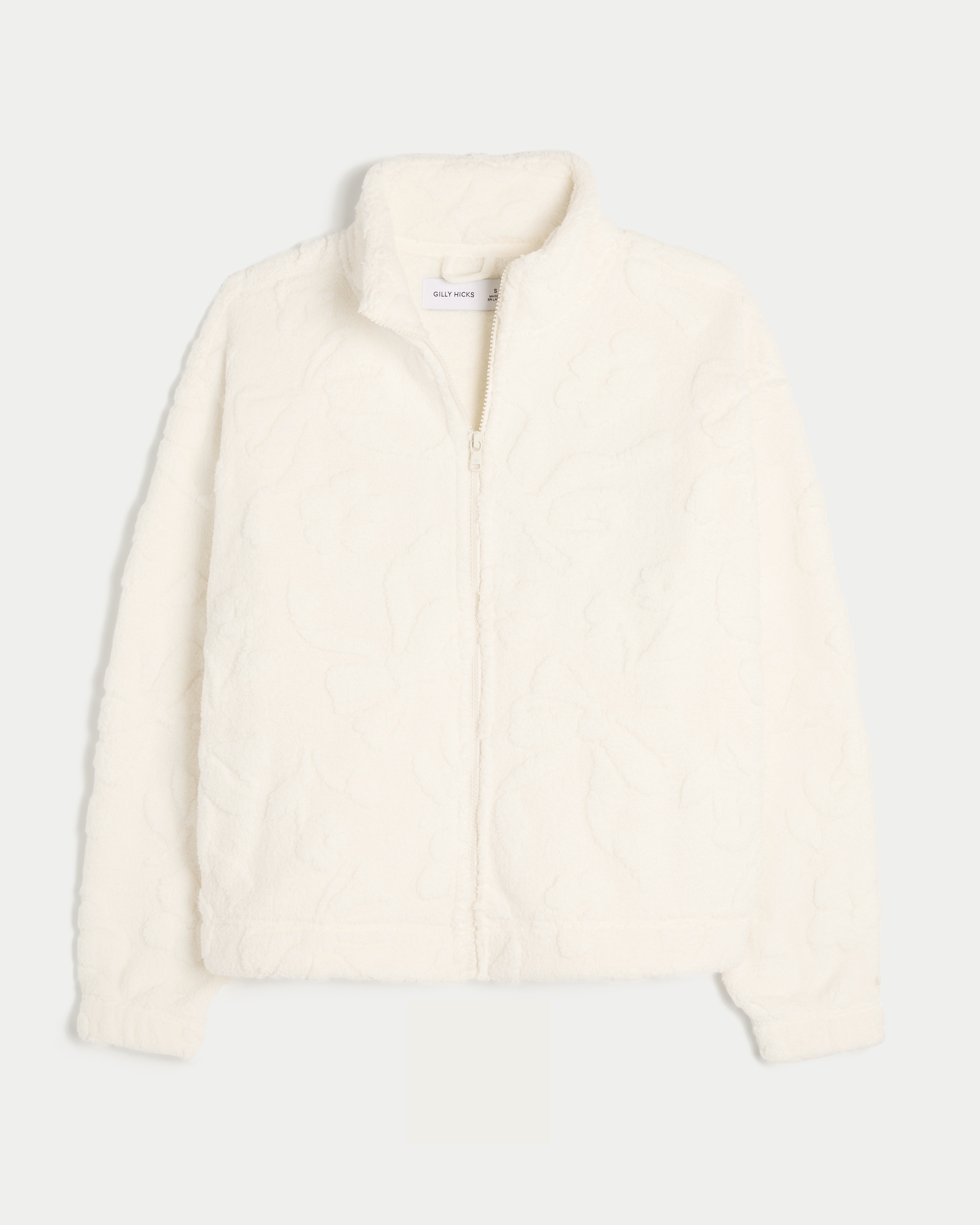 Gilly Hicks Sherpa Zip-Up Sweatshirt