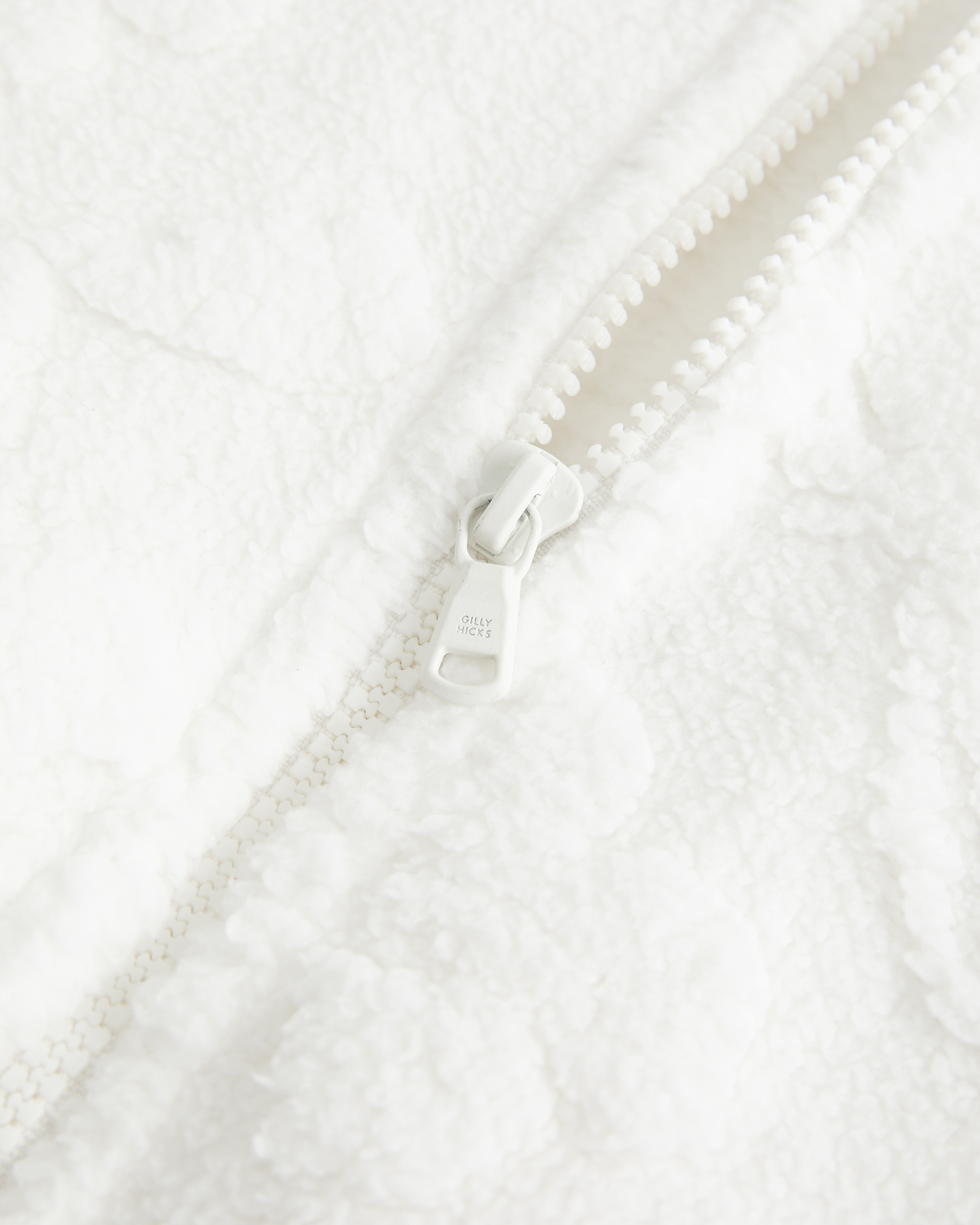 Gilly Hicks Sherpa Zip-Up Sweatshirt
