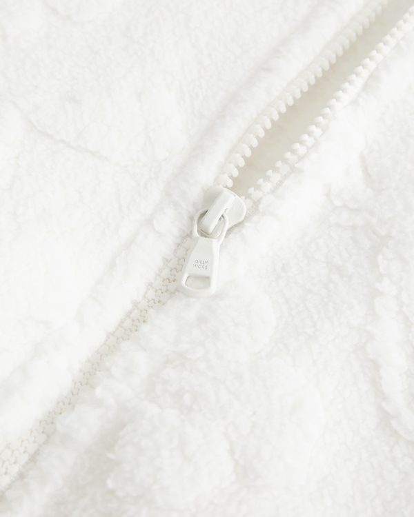 Gilly Hicks Sherpa Zip-Up Sweatshirt