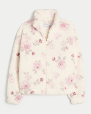 Women's Gilly Hicks Sherpa Zip-Up Sweatshirt | Women's | HollisterCo.com