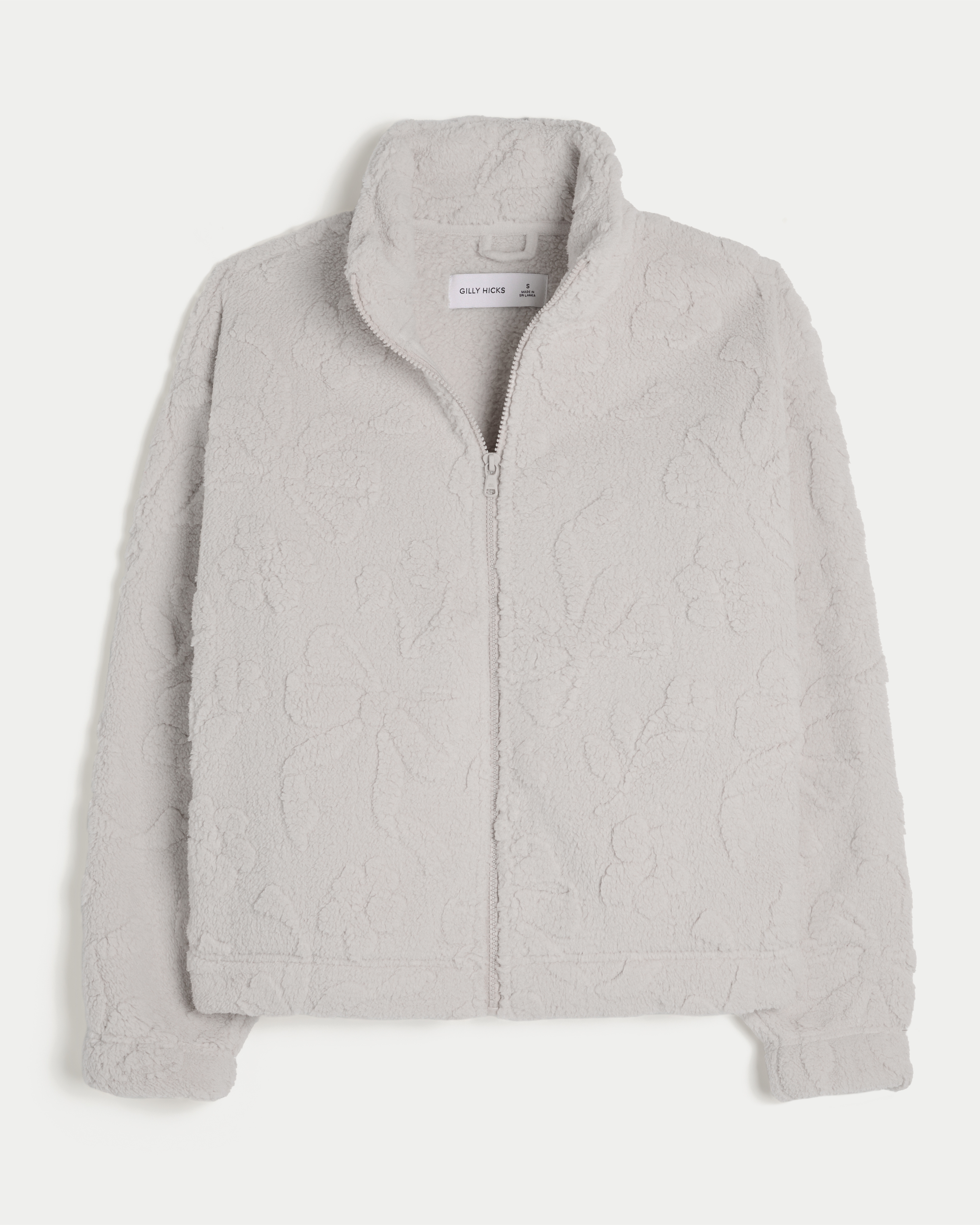 Gilly Hicks Sherpa Zip-up Sweatshirt