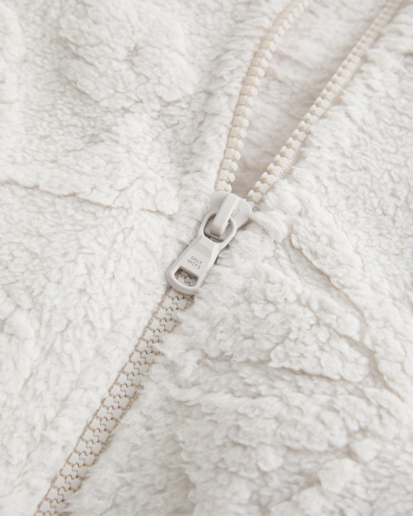Gilly Hicks Sherpa Zip-Up Sweatshirt